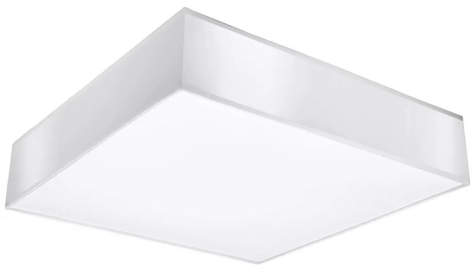 Plafoniera Quadrata da Soffitto in PVC 3xE27 HORUS 45 White da interno Colore del corpo Bianco