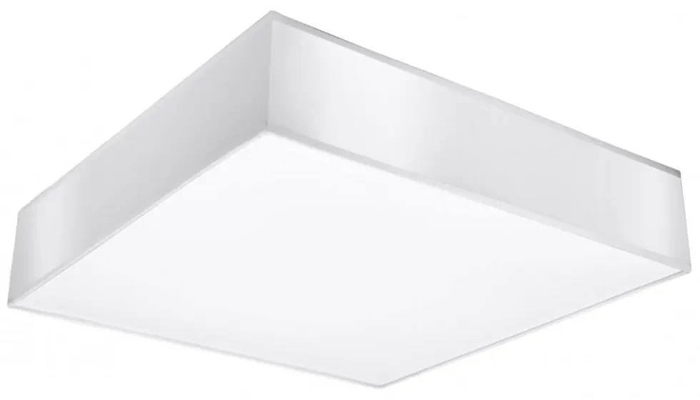Plafoniera Quadrata da Soffitto in PVC 3xE27 HORUS 45 White da interno Colore del corpo Bianco