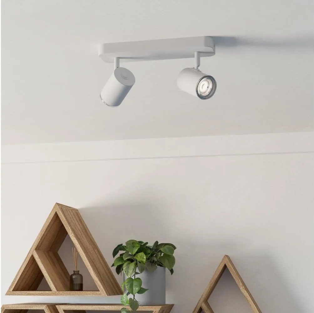 Eglo 300575 - Faretto da bagno CONSUMA 2xGU10/5W/230V IP44 bianco