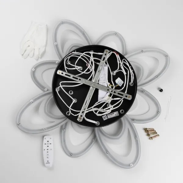 Brilagi - Lampadario a plafone LED dimmerabile TWIST LED/125W/230V 3000-6500K + +TC