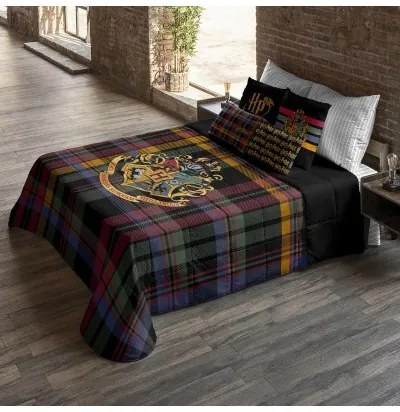 Piumino Harry Potter Classic Hogwarts Multicolore 250 g/m² 250 x 270 cm 250 x 4 x 270 cm Matrimoniale