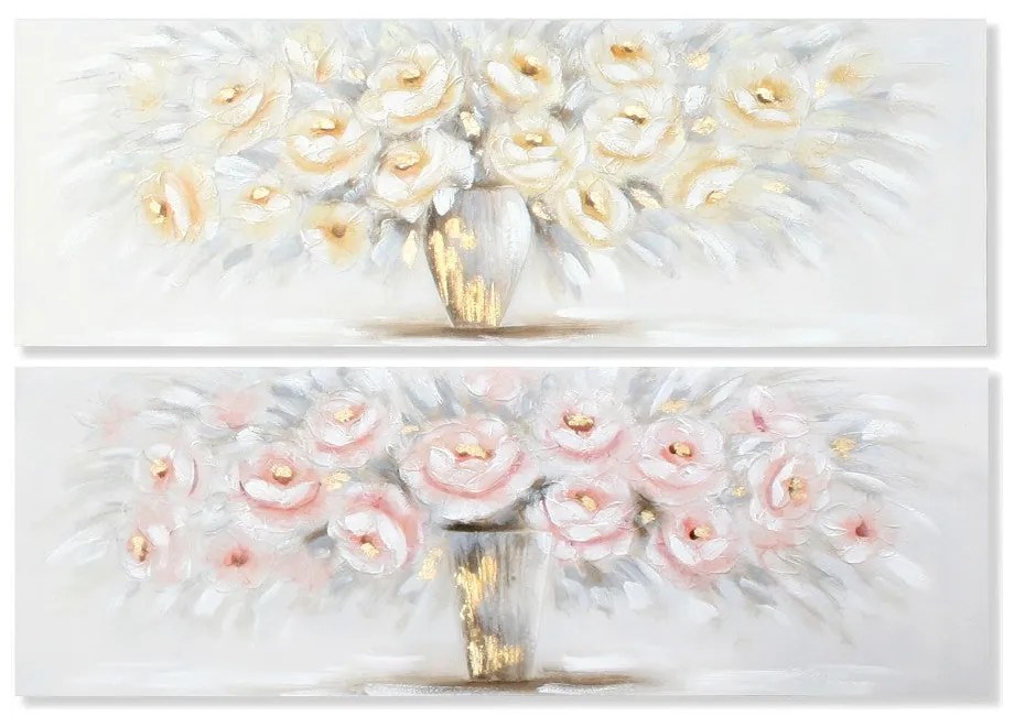 Quadro DKD Home Decor Flower vase (150 x 3 x 50 cm)