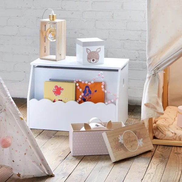 Atmosphera - Lampada da tavolo IWATA 1xE27/25W/230V paulownia