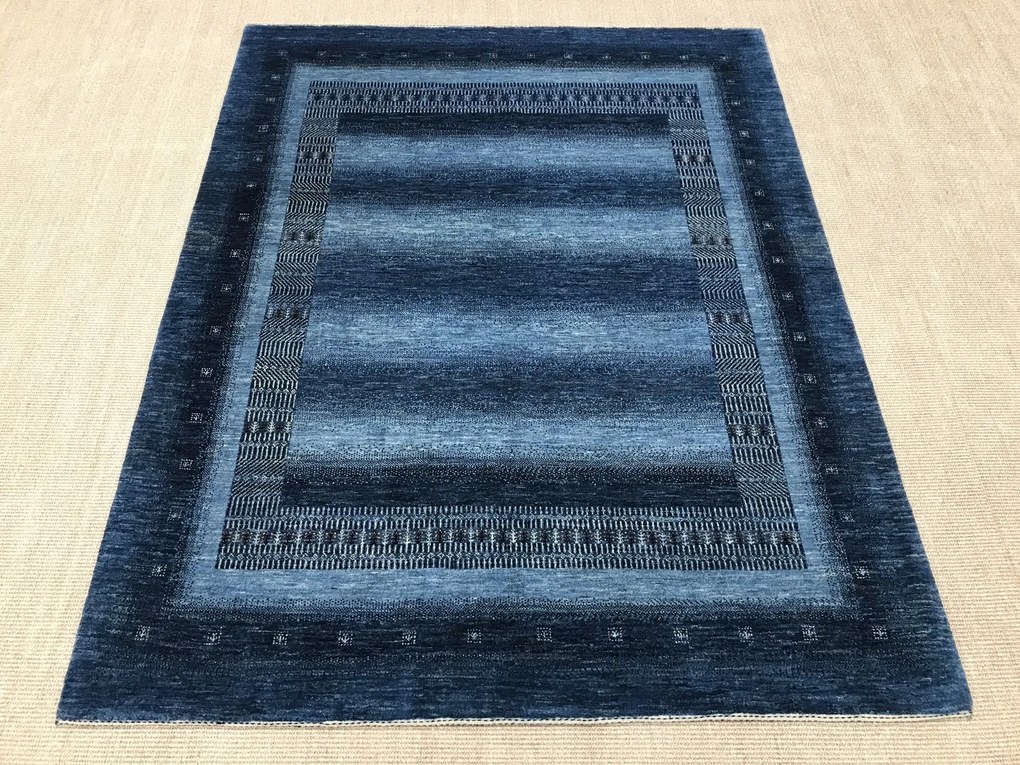 Loribaft Tappeto 160x200 Blu (Iran) Annodato A Mano