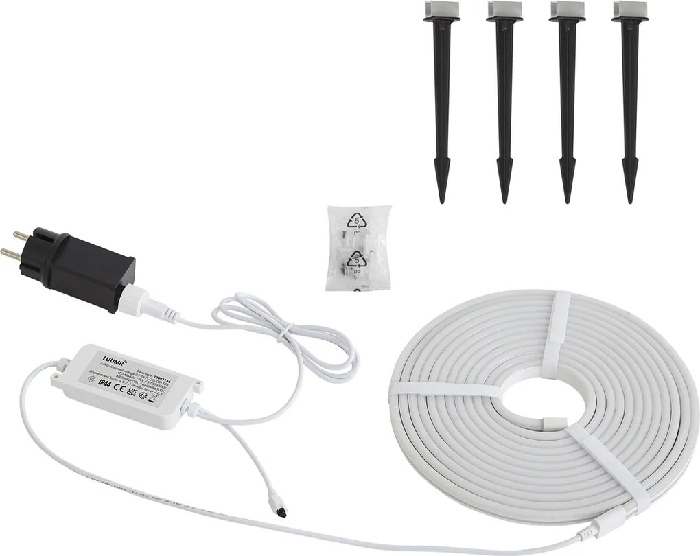 Striscia LED Smart 5 Metri CCT 30W 350 lm 2700 - 6500K IP44 Incl. Picchetti