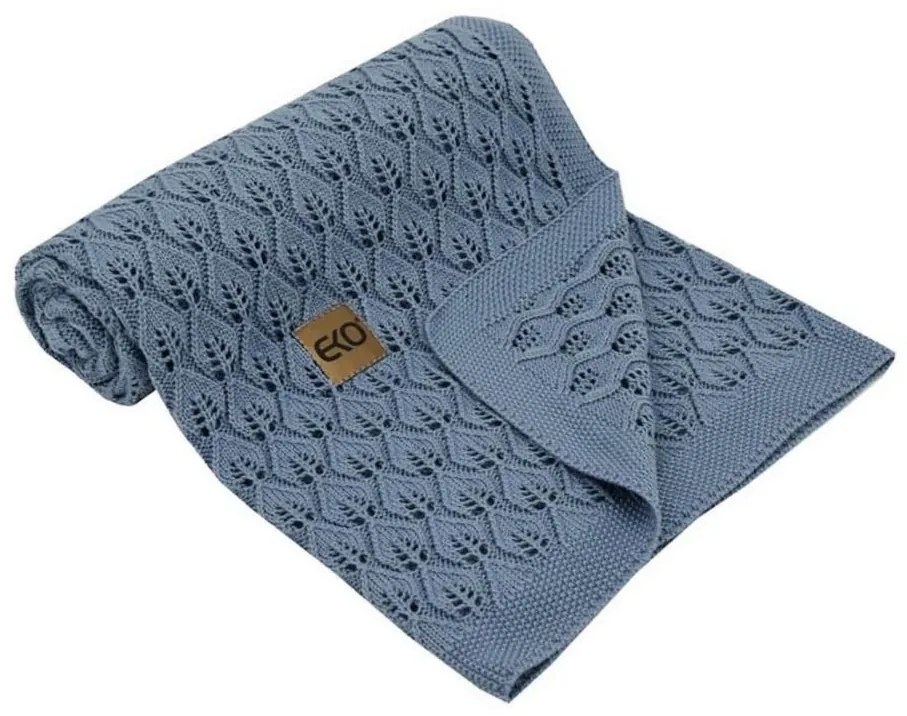 EKO - Coperta in bambù ROSE 80x100 cm blu