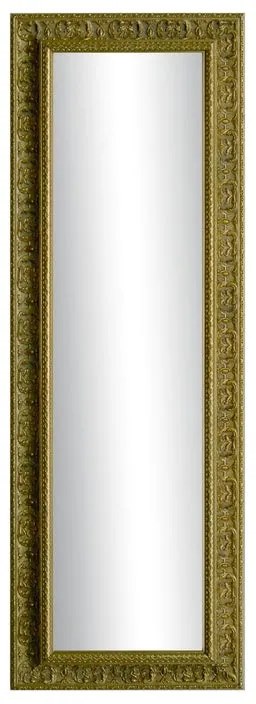 Specchio rettangolare in legno oro 67 x 167 cm