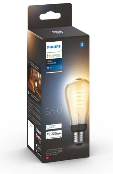 Lampadina LED Dimmerabile Philips Hue WHITE AMBIANCE ST64 E27/7W/230V 2200-4500K