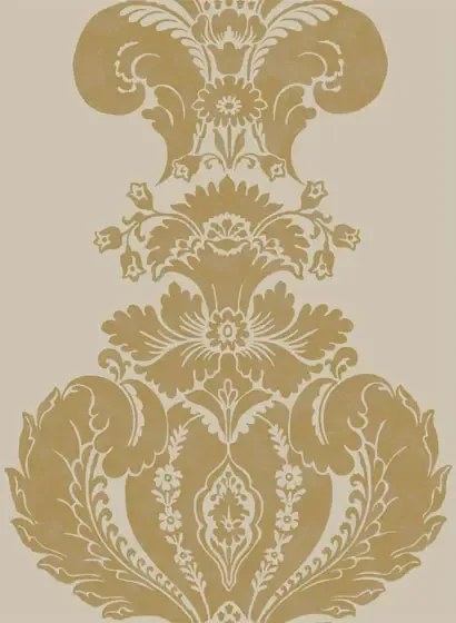 Cole & Son Carta da parati Baudelaire - Linen/ Gold