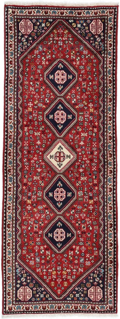 Abadeh Tappeto 70 x 200 (Iran) Annodato A Mano
