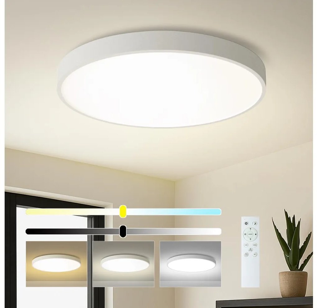 Brilagi - Lampada LED dimmerabile POOL SMART LED/100W/230V Ø 80 cm Wi-Fi Tuya bianco + telecomando