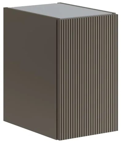 Armadietto bagno a terra Opera 1 anta P 45.5 x L 30 x H 50 cm laccato opaco grigio carbone