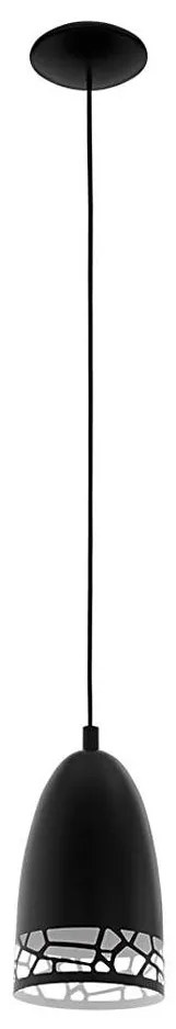 Eglo 79353 - Lampadario a sospensione con filo SAVIGNANO 1xE27/60W/230V