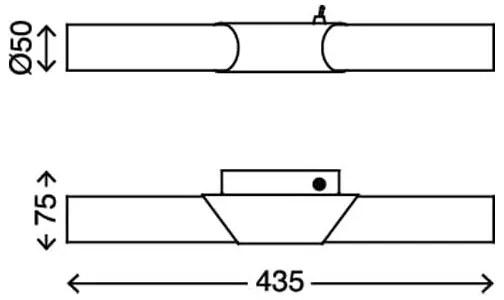 Briloner 2125-022 - Illuminazione per specchi SPLASH 2xE14/40W/230V