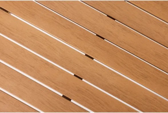 Salotto Da Esterno 5 Posti In Alluminio Con Tavolino E Cuscini Boston Bianco