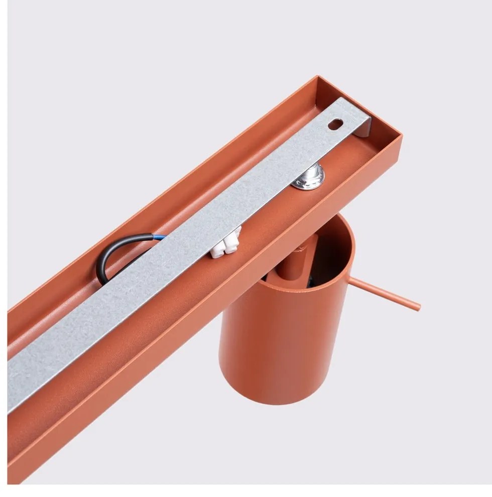 Faretto color mattone 6x45 cm Etna – Sollux