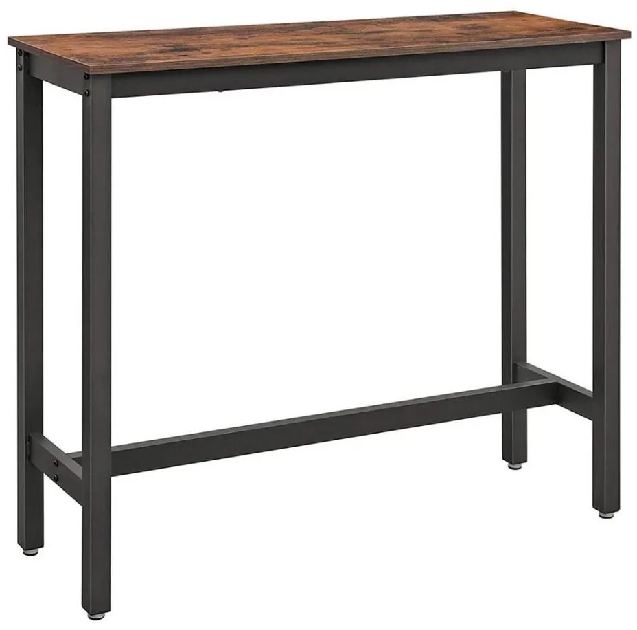 Tavolo da bar BARTIS marrone/nero