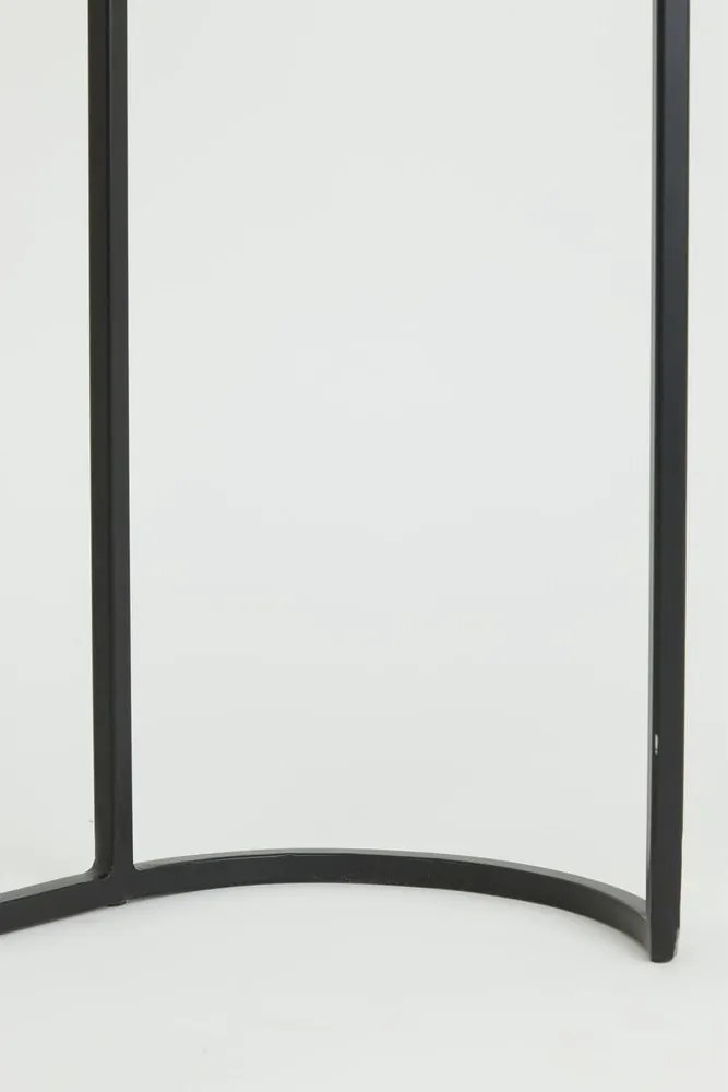 Set di 2 tavolini in metallo 26x53 cm Bocov - Light &amp; Living