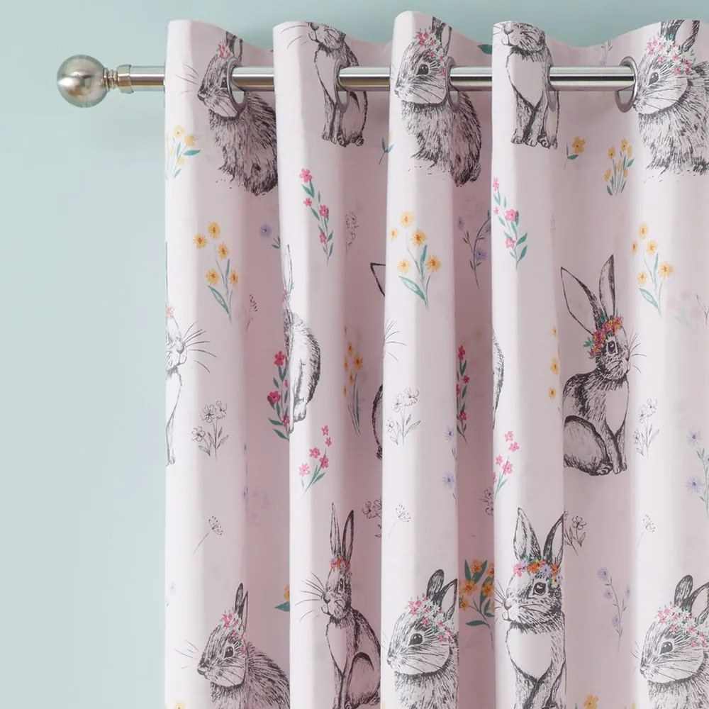 Tenda per bambini rosa 2 pz 168x183 cm Bunny Tails Ditsy Flowers – Catherine Lansfield