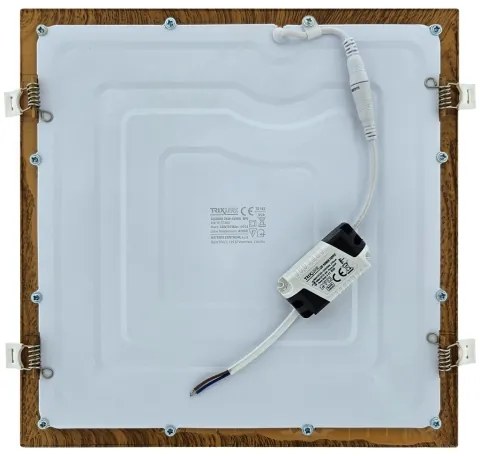 Lampada LED da incasso SQUARE LED/24W/230V 4200K 29,2x29,2 cm marrone