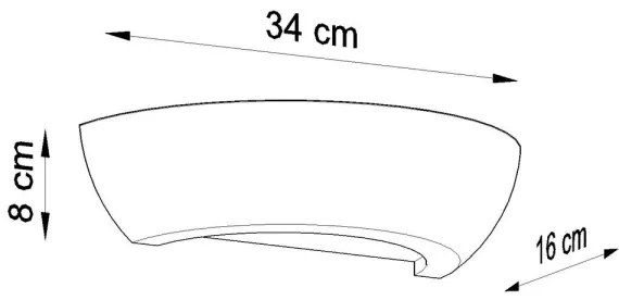 Applique OSKAR 1xE27/60W/230V