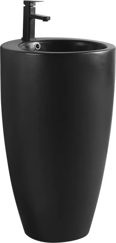 Mexen Alona lavabo freestanding 50 x 50 cm, nero opaco - 26094870
