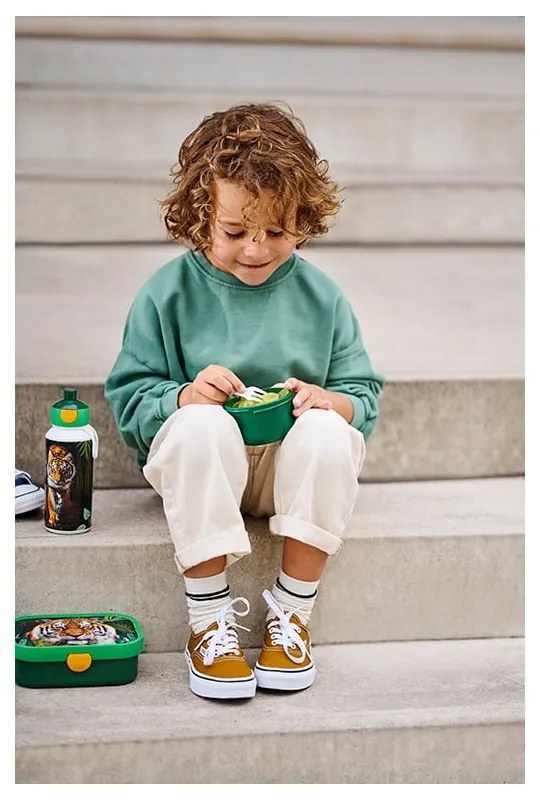 Scatola per la merenda dei bambini con forchetta Little farm - Mepal