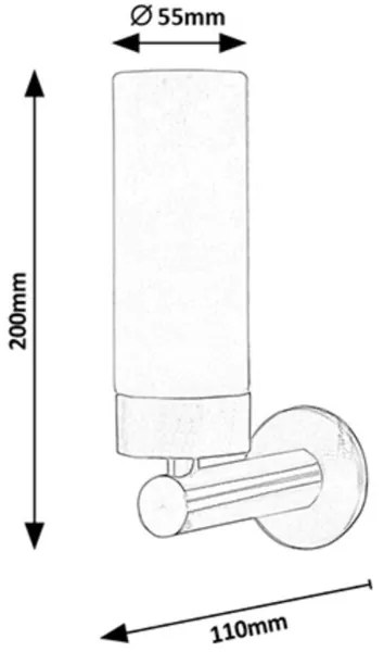 Rabalux 5745 - LED Applique a da bagno BETTY 1xLED/4W/230V bronzo