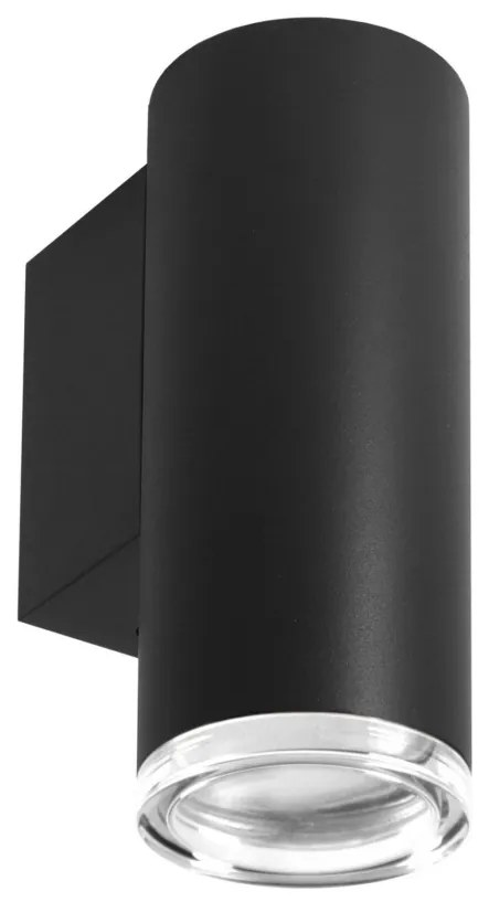 Applique da bagno LED RGBW dimmerabile TURYN 1xGU10/6,5W/230V IP44 nero