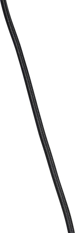 Lampada a sospensione con paralume in velluto pavone con oro 40 cm - Combi