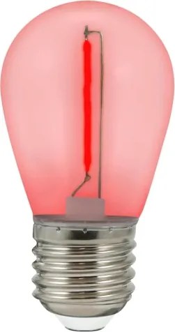 SET 2x Lampadina LED PARTY E27/0,3W/36V rosso