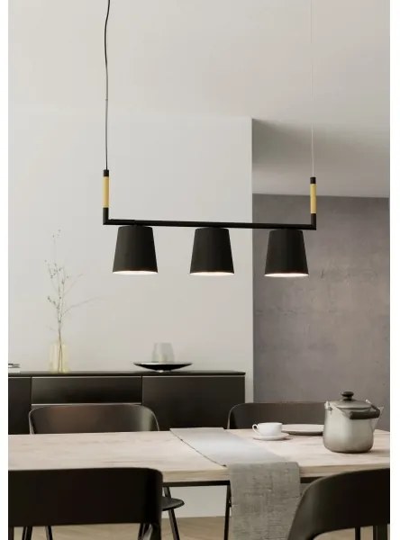 Eglo 43612 - Lampadario a sospensione con filo LACEY 3xE27/40W/230V