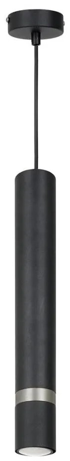 Lampadario a sospensione con filo JOKER 1xGU10/25W/230V nero/cromo opaco