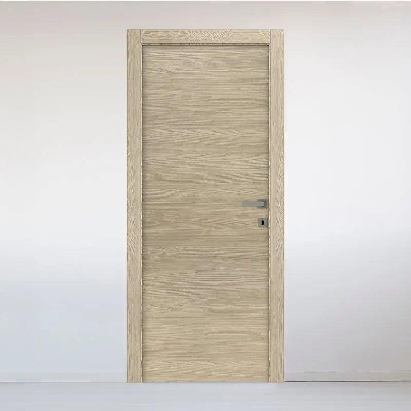 Porta battente Oxford rovere L 80 x H 210 cm reversibile