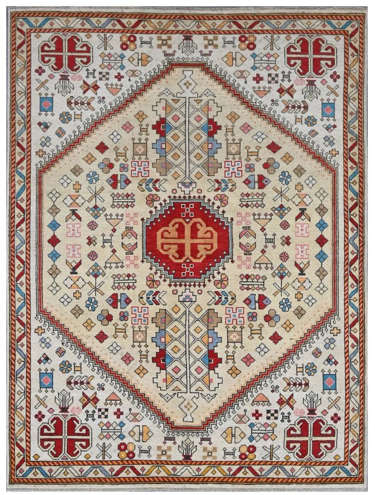 Kazak Tappeto orientale 210 x 160 (Pakistan) Annodato A Mano