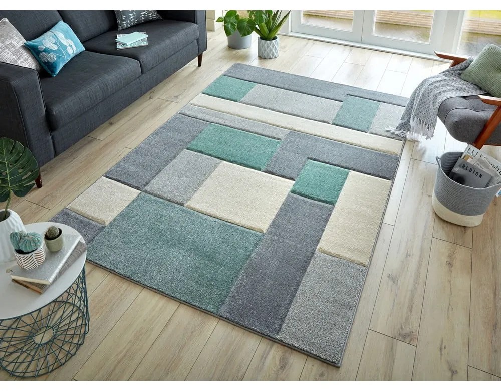 Tappeto verde/grigio 120x170 cm Cosmos - Flair Rugs