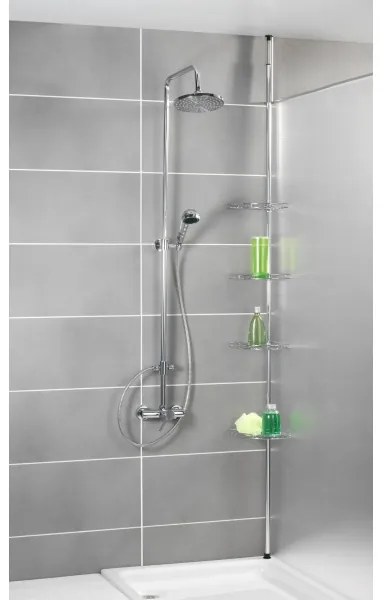 WENKO 18596100-Elemento angolare PREA 28x200 cm acciaio inox/cromo lucido
