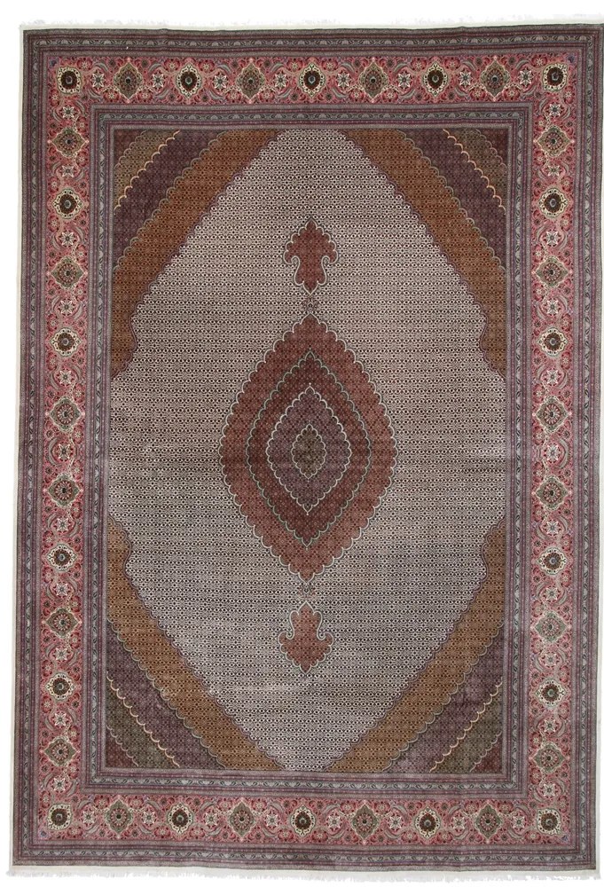 Tabriz Tappeto 510x360 (Iran) Annodato A Mano