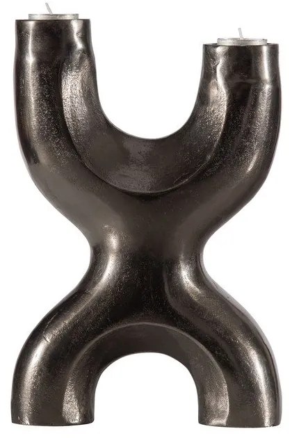 Candeliere in metallo nero X Don - WOOOD