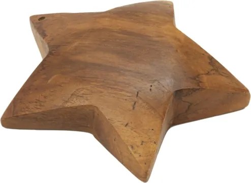 Decorazione Bintang Da App.In Teak Ric. Cmø19X5 Min2 (Pezzi Unici-Non Rip. In Serie)