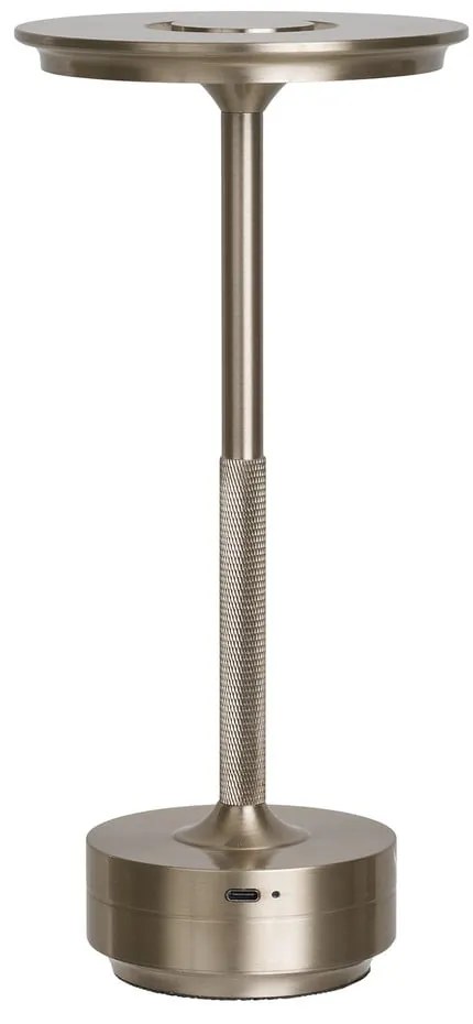 Lampada da tavolo LED argentata (altezza totale 28,5 cm) Lyneham – House Nordic