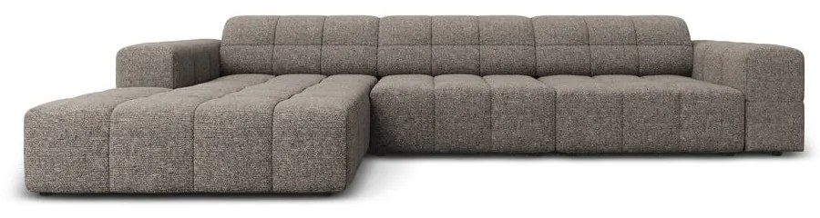 Divano angolare in grigio scuro (con penisola a sinistra) Chicago – Cosmopolitan Design