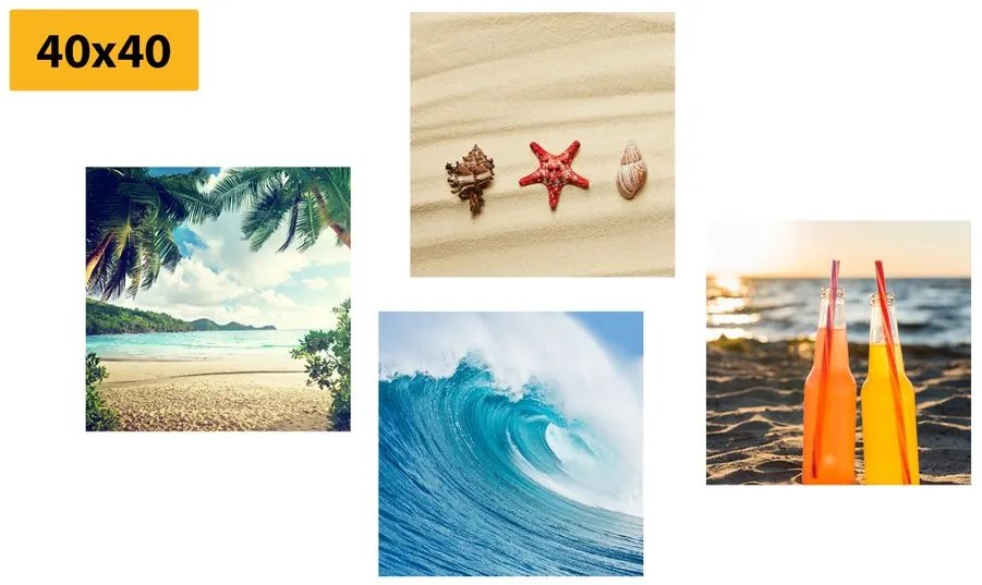 Set di quadri – Vacanza al mare