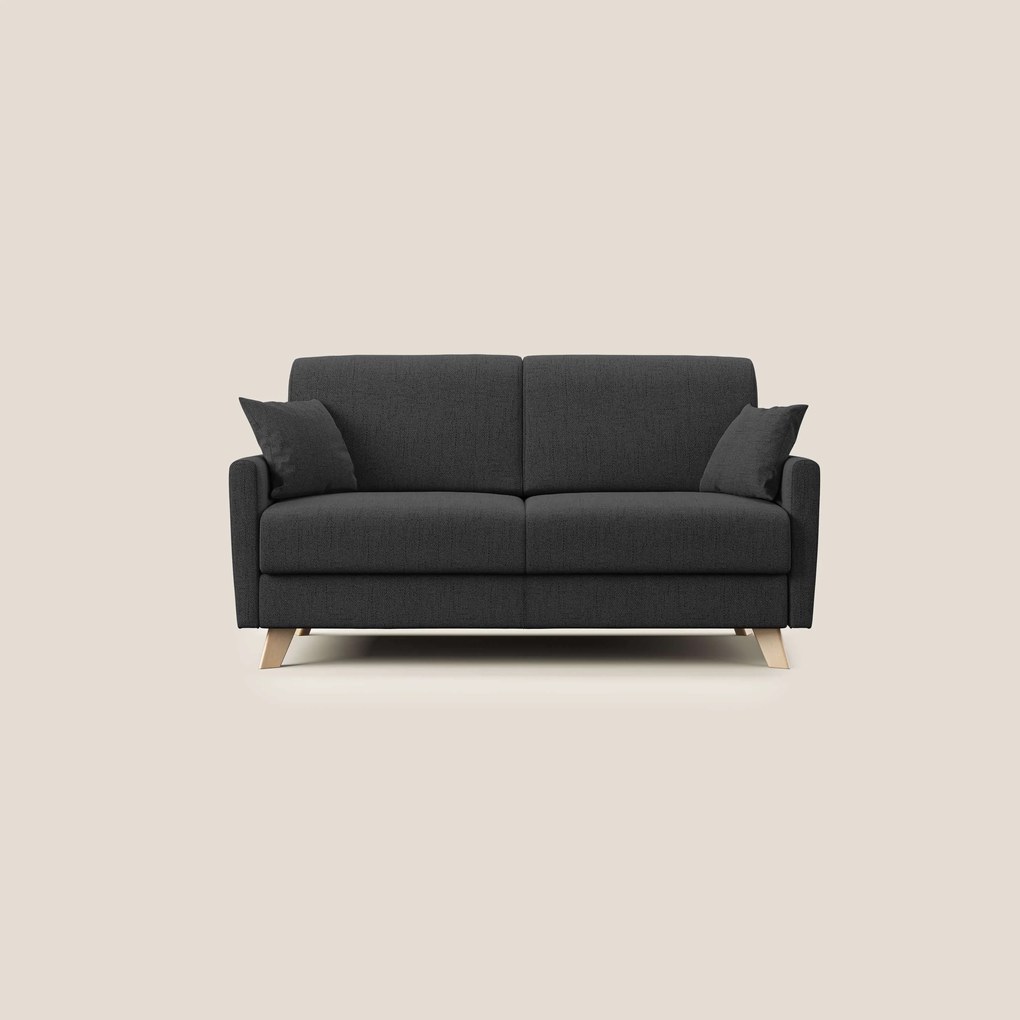 Edgar divano letto matrimoniale in tessuto felis impermeabile T03 antracite
