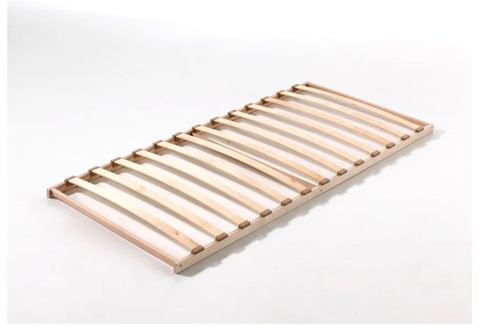 Letto per bambini in legno di pino bianco con letto estraibile con contenitore 90x200 cm AMORI - Vipack