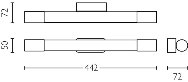 Philips ROVER LED 5W 230V IP44 illuminazione specchio bagno ottone