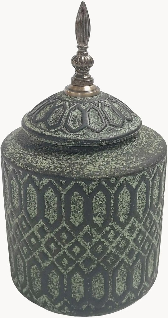 Vaso in ceramica con coperchio Florence, alt. 31 cm