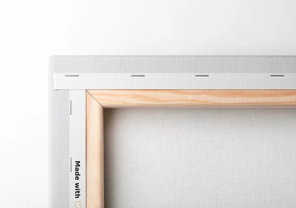Stampa su tela – Foglie in movimento con un tocco di minimalismo