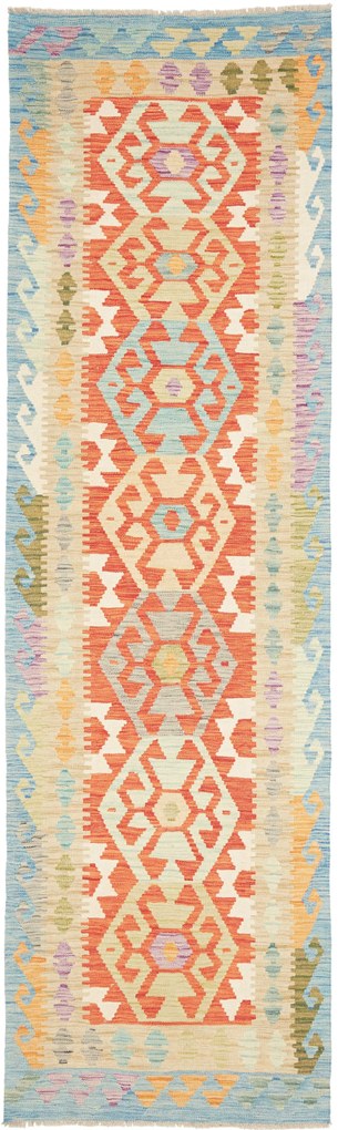 Kilim Tappeto 300 x 80 (Pakistan) Tessuto A Mano