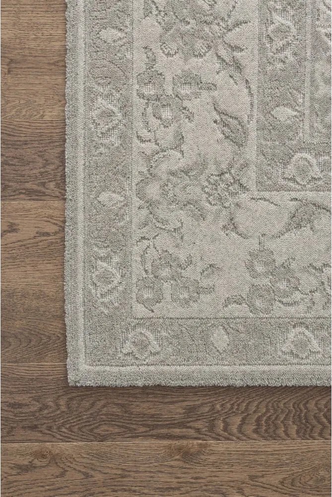 Tappeto in lana grigio 120x180 cm Kirla - Agnella